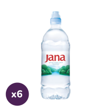 Jana ásványvíz, sportkupakos, (6x1L) üdítő, ásványviz, gyümölcslé
