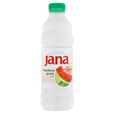  Jana szénsavmentes ásványvíz eper-guava 500 ml üdítő, ásványviz, gyümölcslé