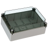 Jangar Kötődoboz 317x247x135 mm, IP65,átlátszó tetővel, sima oldalfal