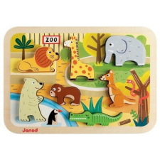 Janod 07022 3D puzzle-állatkert puzzle, kirakós
