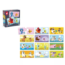 Janod J02637 Gyerek-szülő páros puzzle +2 éves kortól puzzle, kirakós