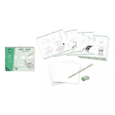 Janod J09154 Lépésről lépésre rajzolás Fantasy 20 féle +7 éves kortól gyermek- és ifjúsági könyv