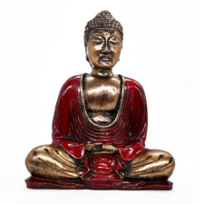 JanZashop Buddha Figura Piros, Arany - Közepes dekoráció