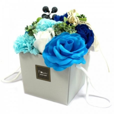 JanZashop Szappanvirág Csokor- Esküvői Kék szappan