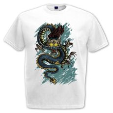  Japanese Dragon Design - Férfi Póló