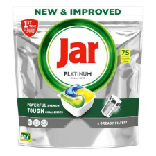 Jar Mosogatógép tabletta JAR Platinum Lemon 75 darab/doboz tisztító- és takarítószer, higiénia