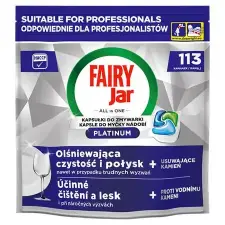 Jar Mosogatógéptabletta, 113 db, JAR "Platinum" tisztító- és takarítószer, higiénia