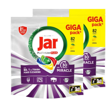 Jar Our 30 Minute Miracle Platinum Plus mosogatókapszula Lemon (2x82 db) tisztító- és takarítószer, higiénia