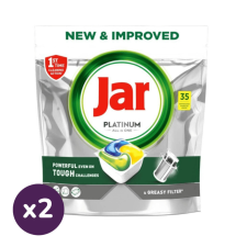Jar Platinum Lemon All In One mosogatókapszula (2x35 db) tisztító- és takarítószer, higiénia