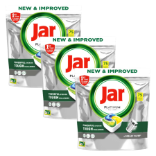 Jar Platinum Lemon All In One Mosogatókapszula 3x75db tisztító- és takarítószer, higiénia
