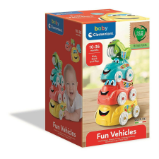 Jármű Fun baba építőjáték 4 db-os Clementoni készségfejlesztő