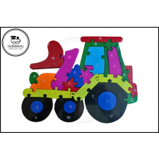  Járműves kirakó - Traktor fajáték