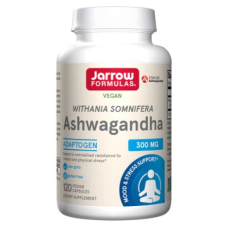 Jarrow Formulas Ashwagandha kivonat (Ashwagandha), 300 mg, 120 kapszula  Étrend-kiegészítő gyógyhatású készítmény