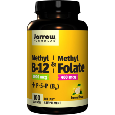 Jarrow Formulas MetilB-12&amp;Metilfolát vitamin és táplálékkiegészítő