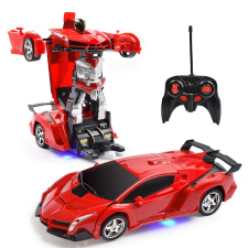  Játék RC robotautó / Robottá alakuló sportkocsi autópálya és játékautó