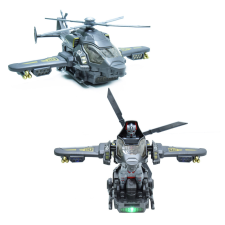 Játékos  Átalakuló robot helikopter autópálya és játékautó
