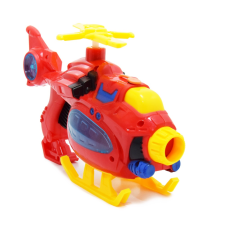 Játékos Buborékfújó helikopter – zenél és világít, piros színben / 3+ buborékfújó