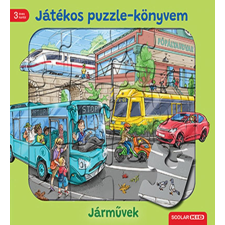  Játékos puzzle-könyvem: Járművek gyermek- és ifjúsági könyv