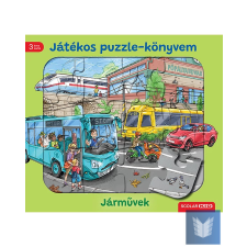 Játékos puzzle-könyvem: Járművek gyermek- és ifjúsági könyv