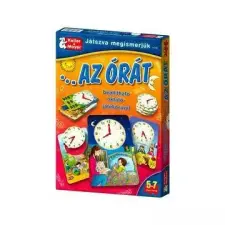  Játszva megismerjük az órát társasjáték