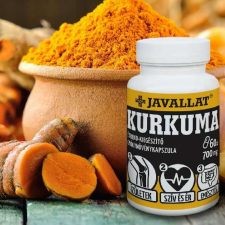 Javallat KURKUMA - 60 db étrend-kiegészítő gyógynövénykapszula vitamin és táplálékkiegészítő