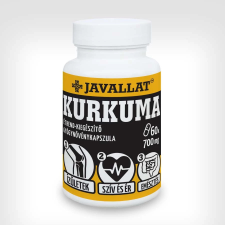 Javallat Kurkuma étrend-kiegészítő gyógynövénykapszula - 60 db vitamin és táplálékkiegészítő