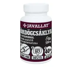 Javallat Ördögcsáklya C-vitaminnal kapszula 60 db vitamin és táplálékkiegészítő