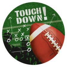 Javoli Amerikai futball Touchdown papírtányér 8 db-os 23 cm party kellék