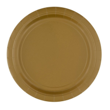 Javoli Arany Gold papírtányér 8 db-os 23 cm party kellék