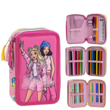 Javoli Barbie Bestie Vibes tolltartó töltött 3 emeletes tolltartó