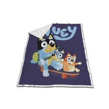 Javoli Bluey Skateboard sherpa takaró 120x150cm lakástextília