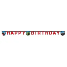 Javoli Bosszúállók Evergreen Happy Birthday felirat FSC 2 m party kellék