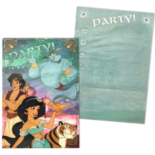 Javoli Disney Aladdin Party Meghívó party kellék