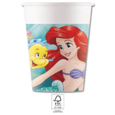 Javoli Disney Hercegnők, Ariel Curious papír pohár 8 db-os 200 ml FSC party kellék
