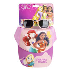 Javoli Disney Hercegnők Fairytale Friends napszemüveg és baseball sapka szett