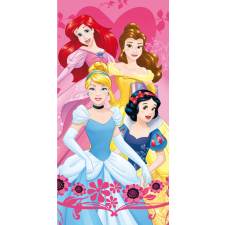 Javoli Disney Hercegnők Heart fürdőlepedő, strand törölköző 70x140cm lakástextília