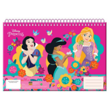 Javoli Disney Hercegnők Spring A/4 spirál vázlatfüzet, 30 lapos füzet
