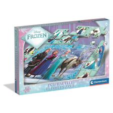 Javoli Disney Jégvarázs Ice Kingdom interaktív 24 db-os puzzle Clementoni puzzle, kirakós