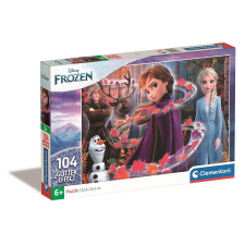 Javoli Disney Jégvarázs Leaves 104 db-os Glitter puzzle Clementoni puzzle, kirakós