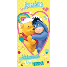Javoli Disney Micimackó Smile fürdőlepedő, strand törölköző 70x140cm lakástextília