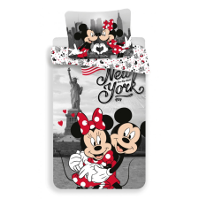 Javoli Disney Mickey, Minnie New York ágyneműhuzat 140×200cm, 60×80 cm lakástextília