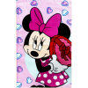 Javoli Disney Minnie Bonbon Hearts kéztörlő, arctörlő, törölköző 30x50cm