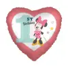 Javoli Disney Minnie Heart Első születésnap fólia lufi 43 cm