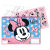 Javoli Disney Minnie Joy A/4 spirál vázlatfüzet 40 lapos matricával