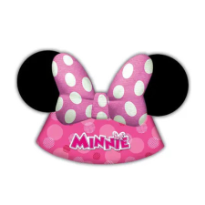 Javoli Disney Minnie Junior parti kalap, csákó 6 db-os party kellék