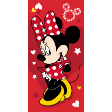 Javoli Disney Minnie Pretty in Red fürdőlepedő, strand törölköző 70x140cm lakástextília