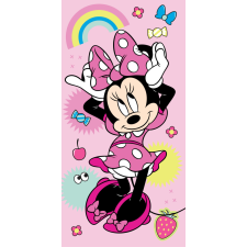 Javoli Disney Minnie Rainbow fürdőlepedő, strand törölköző 70x140cm lakástextília
