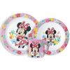 Javoli Disney Minnie Spring étkészlet, micro műanyag szett bögrével 265 ml