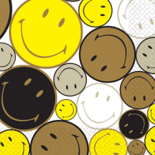 Javoli Emoji Smiley Originals szalvéta 16 db-os 33x33 cm party kellék