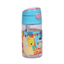 Javoli Fisher-Price Animals műanyag kulacs akasztóval 350 ml babaétkészlet